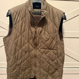 J.CREW Men's Quilted Vest - Medium